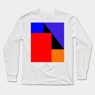 Cubist Minimalism Long Sleeve T-Shirt